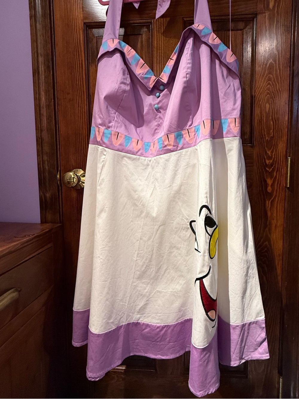 Disney  Parks Misses Pots Halter Dress, Beauty and the Beast